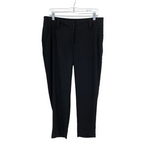 Eileen Fisher Pants Womens Medium Ankle Length Black Slim Leg
